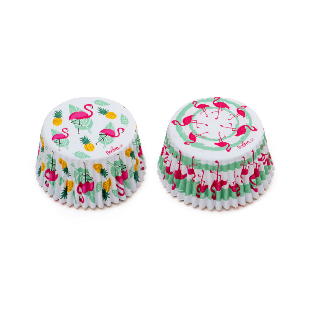 Muffinförmchen Decora Flamingo