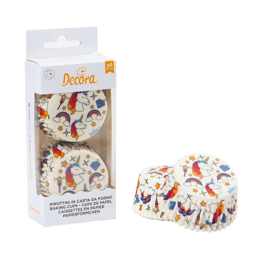 Muffinförmchen Decora Einhorn