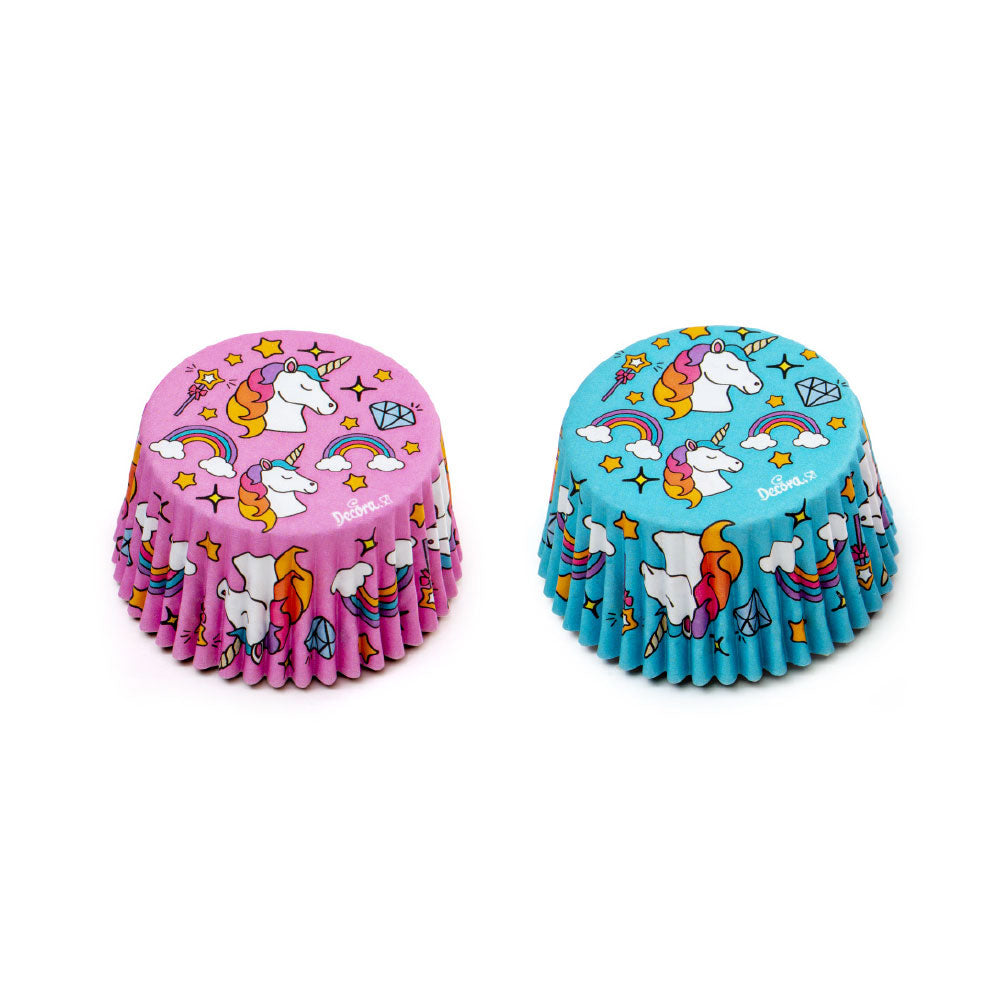Muffinförmchen Decora Einhorn Bunt