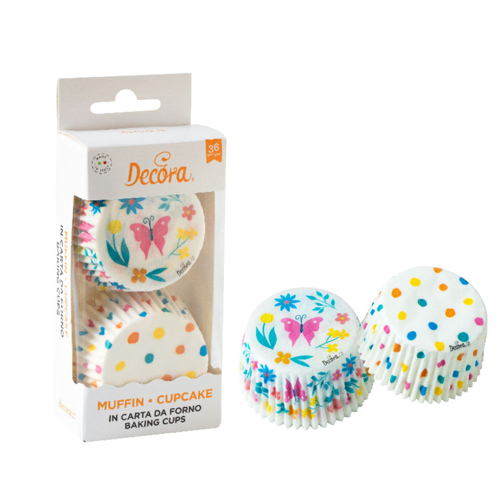 Muffinförmchen Decora Schmetterling