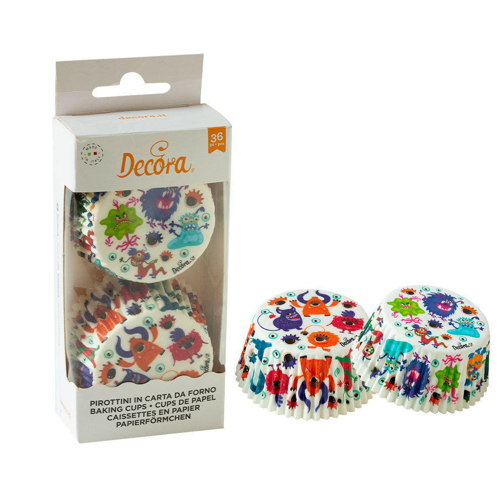 Muffinförmchen Decora Monster