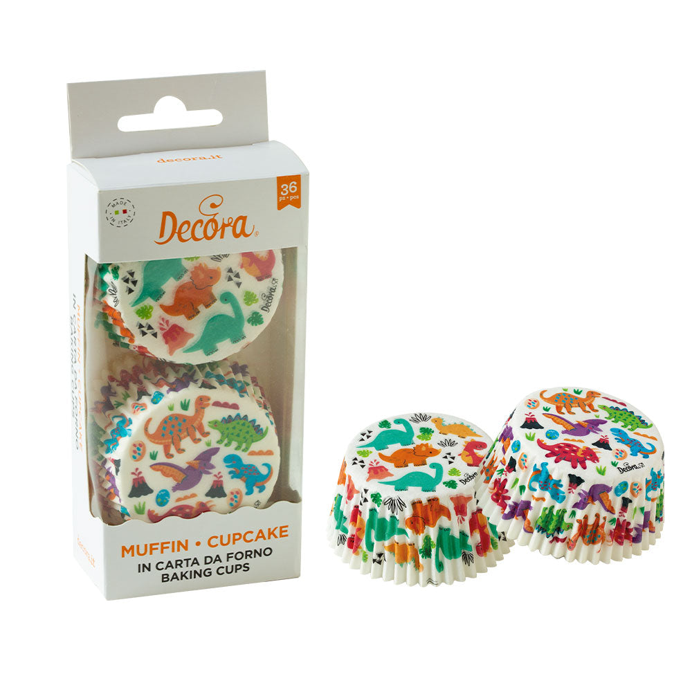 Muffinförmchen Decora Dino