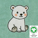 Baby Geschenk Set Eisbär Dunkelmint