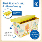 Erinnerungsbox, Spielbox & Sitzbank Zoo