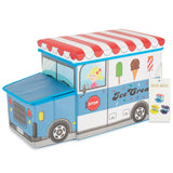Erinnerungsbox, Spielbox & Sitzbank Eiswagen