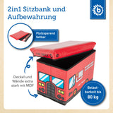 Erinnerungsbox, Spielbox & Sitzbank Feuerwehr