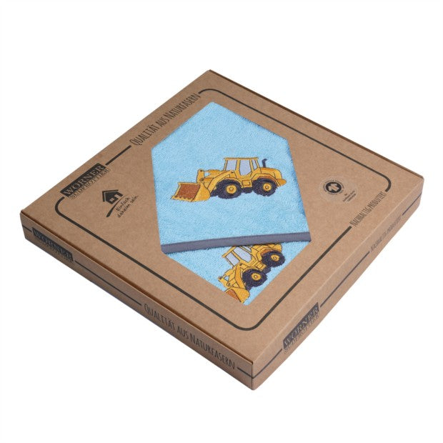Baby Geschenk Set Bagger Radlader
