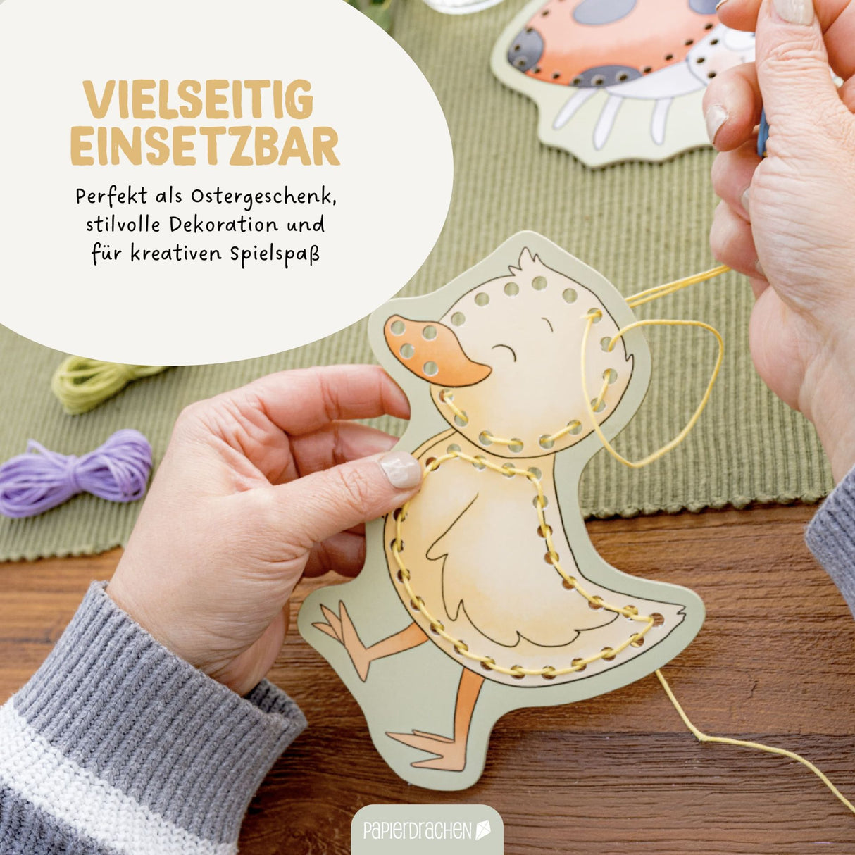 Fädelset Osterhasenwelt