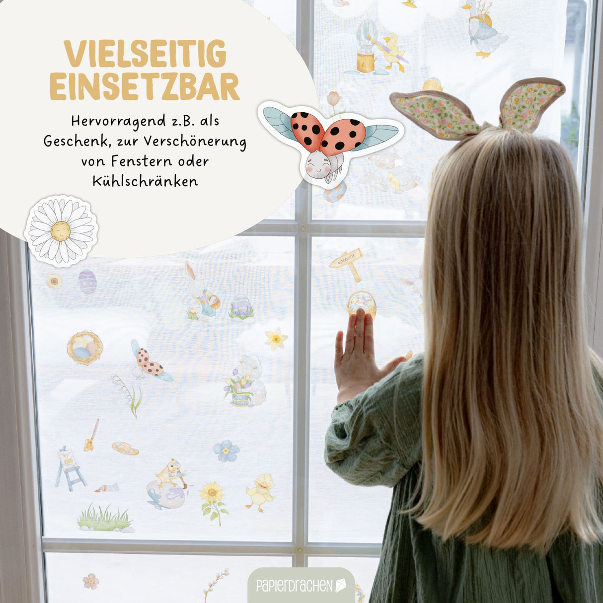 Fensteraufkleber Ostern