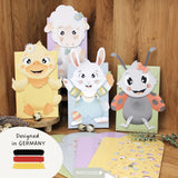 Osternest Papiertaschen Osterhasenwelt