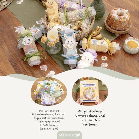 8 Bonbon Geschenkboxen – Osterhasenwelt