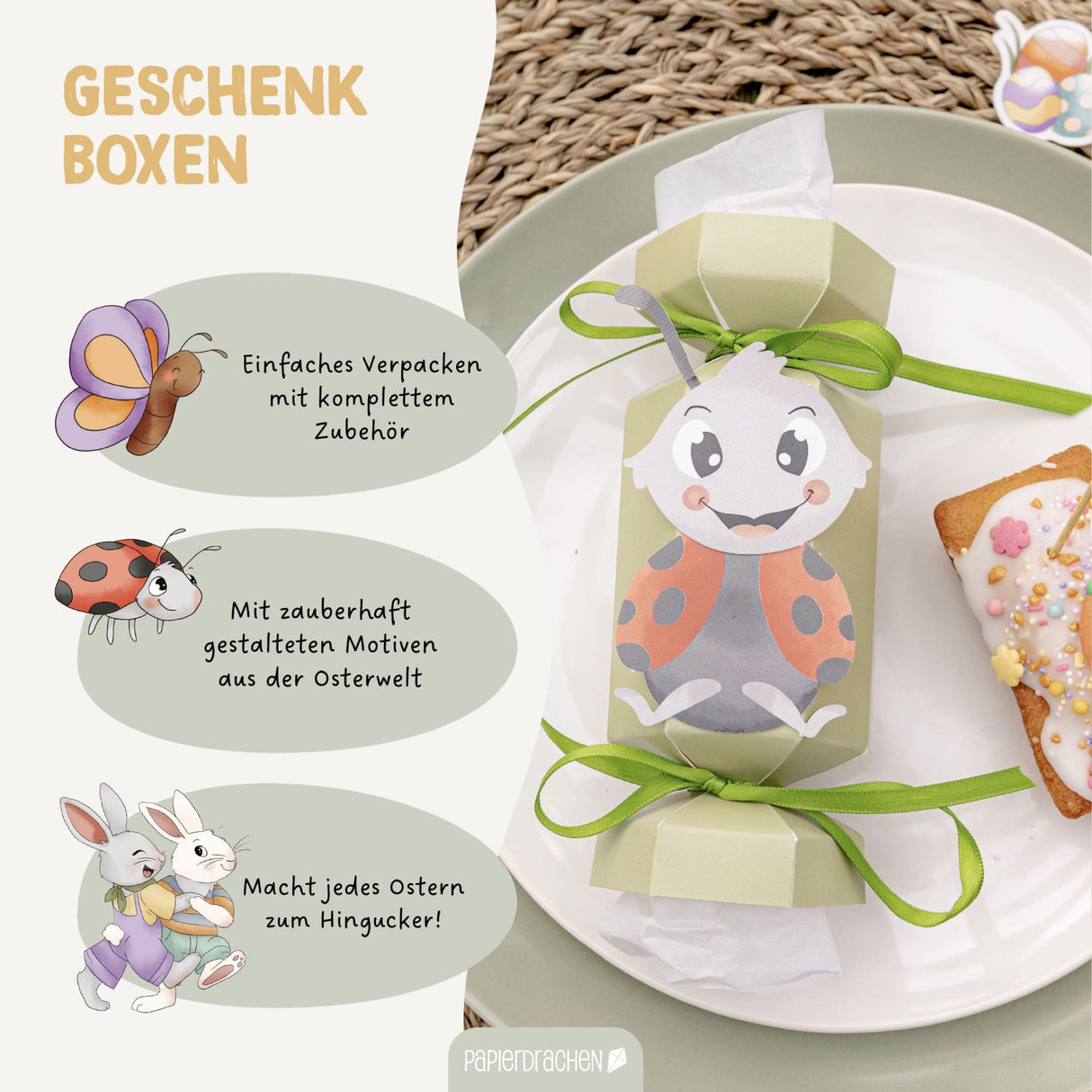 8 Bonbon Geschenkboxen – Osterhasenwelt