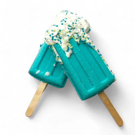 Badekugel handgemacht Glace Türkis