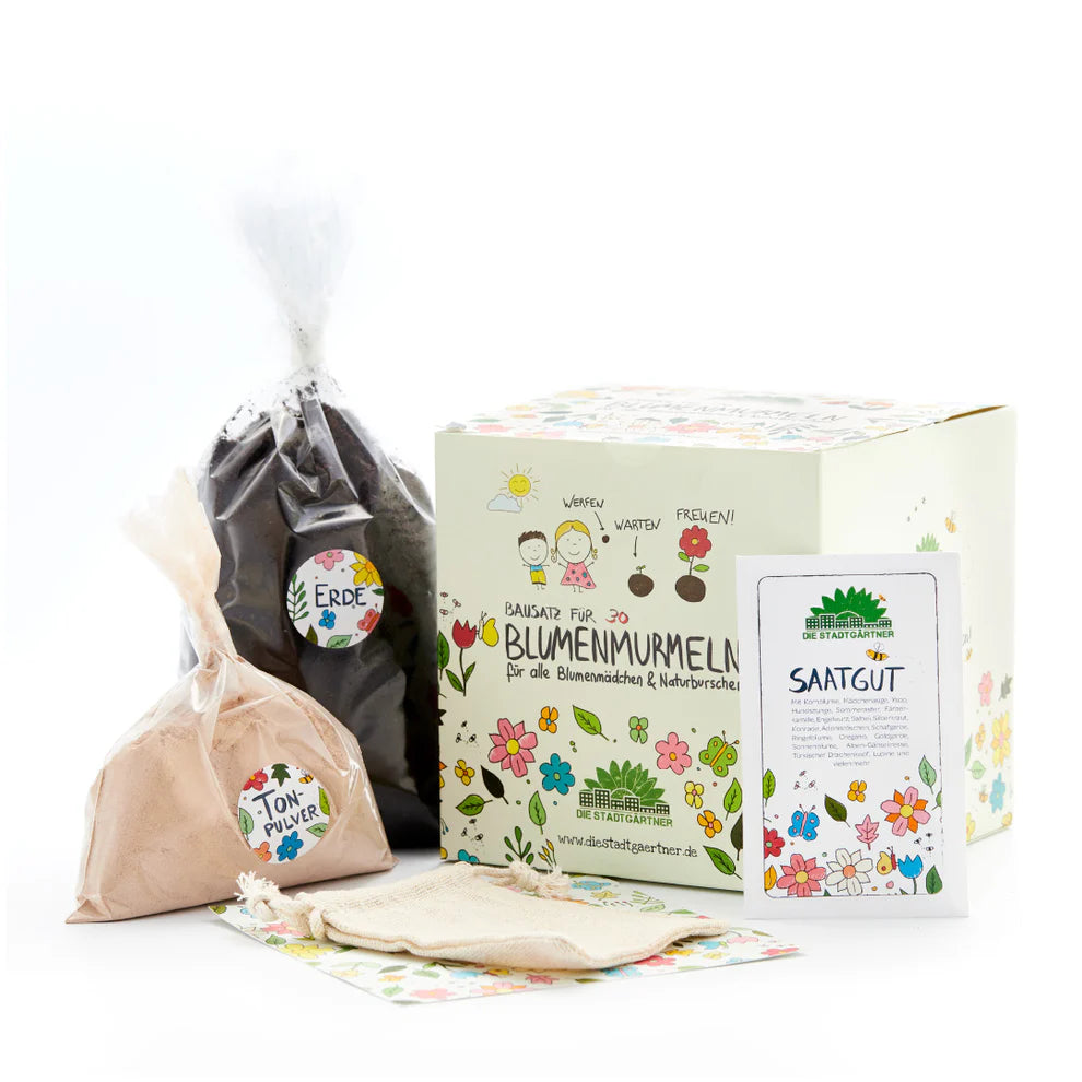 Blumenmurmeln SET