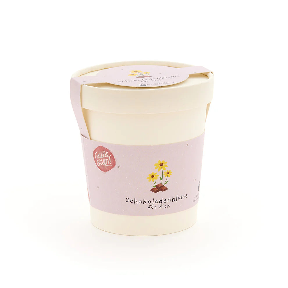 Blumenbecher Schokoladenblumen