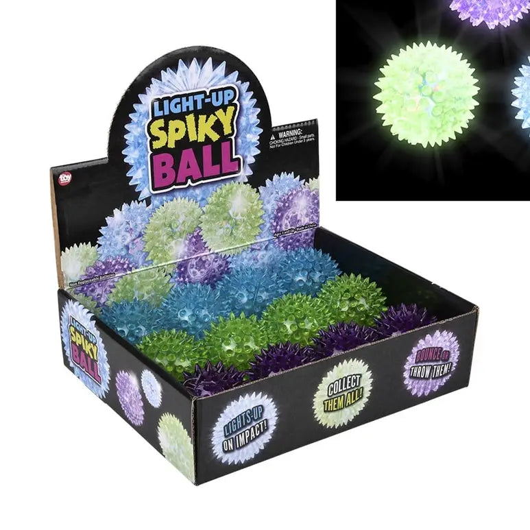 Springball leuchtend Spiky assortiert
