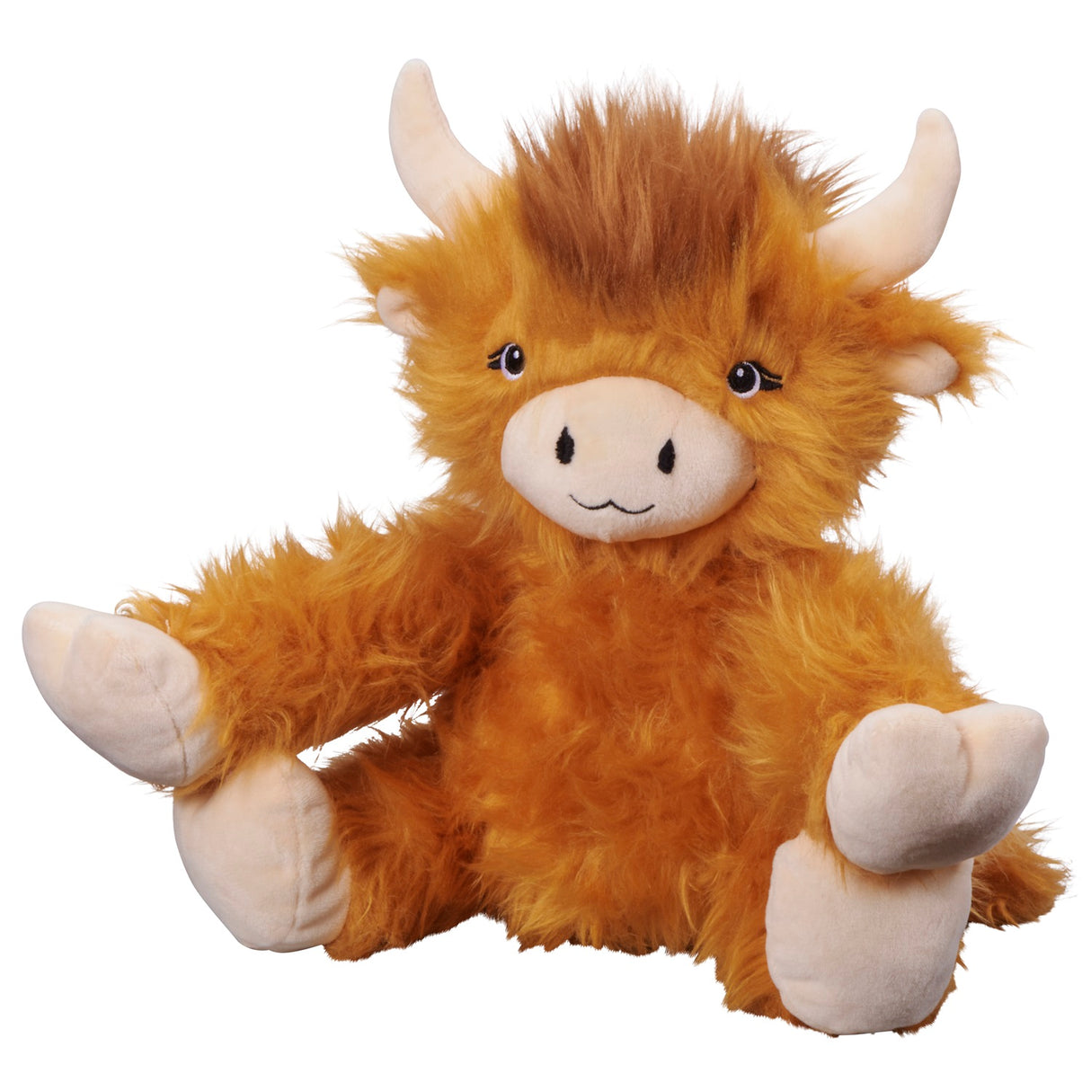 Kuscheltier Highland Kuh Braun