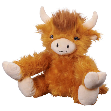 Kuscheltier Highland Kuh Braun
