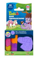 Tinti Bade Überraschung mit Formfizzer Mädchen
