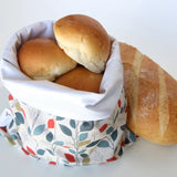 Lunchbag und Brotbeutel Colibri Blätter Boho