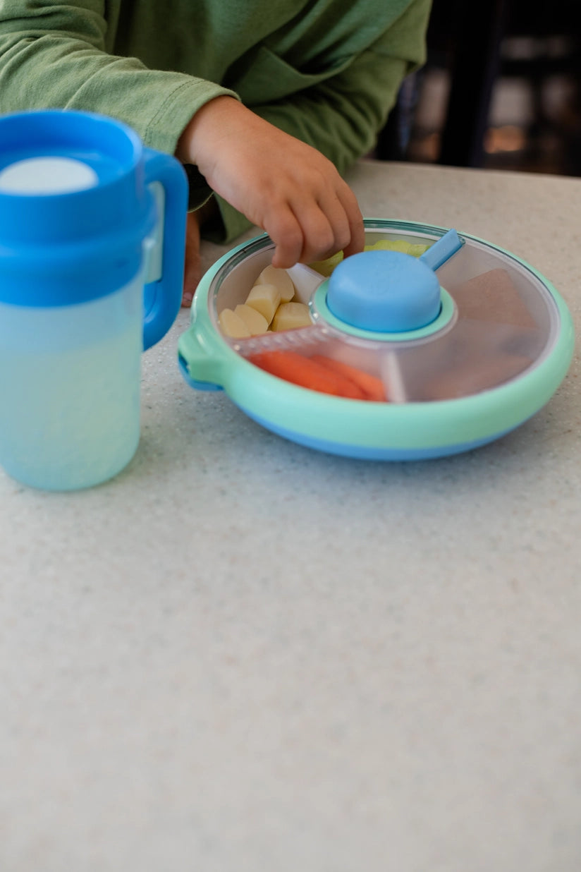 Znünibox GoBe Snack Spinner Blau Mint