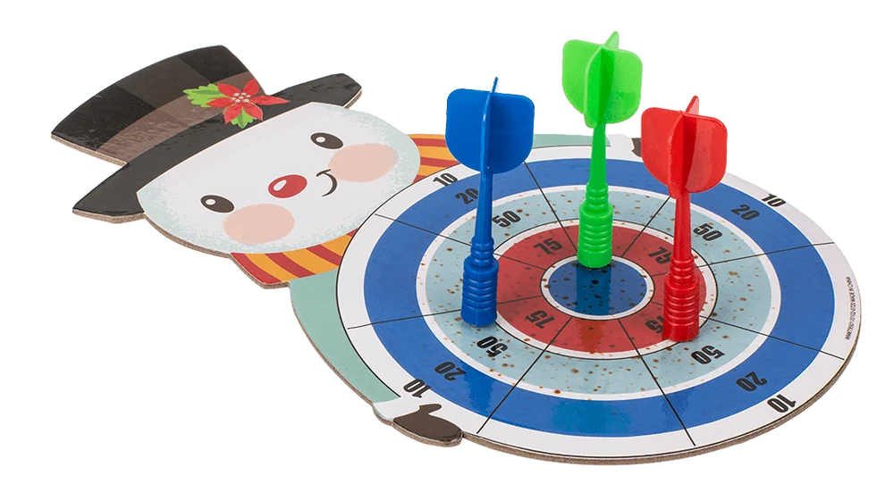 Weihnachts-Dart mit Magnetpfeilen assortiert