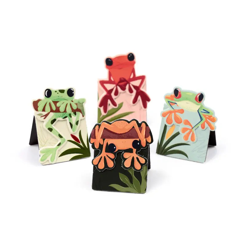 Lesezeichen Set mit Magnet Frosch