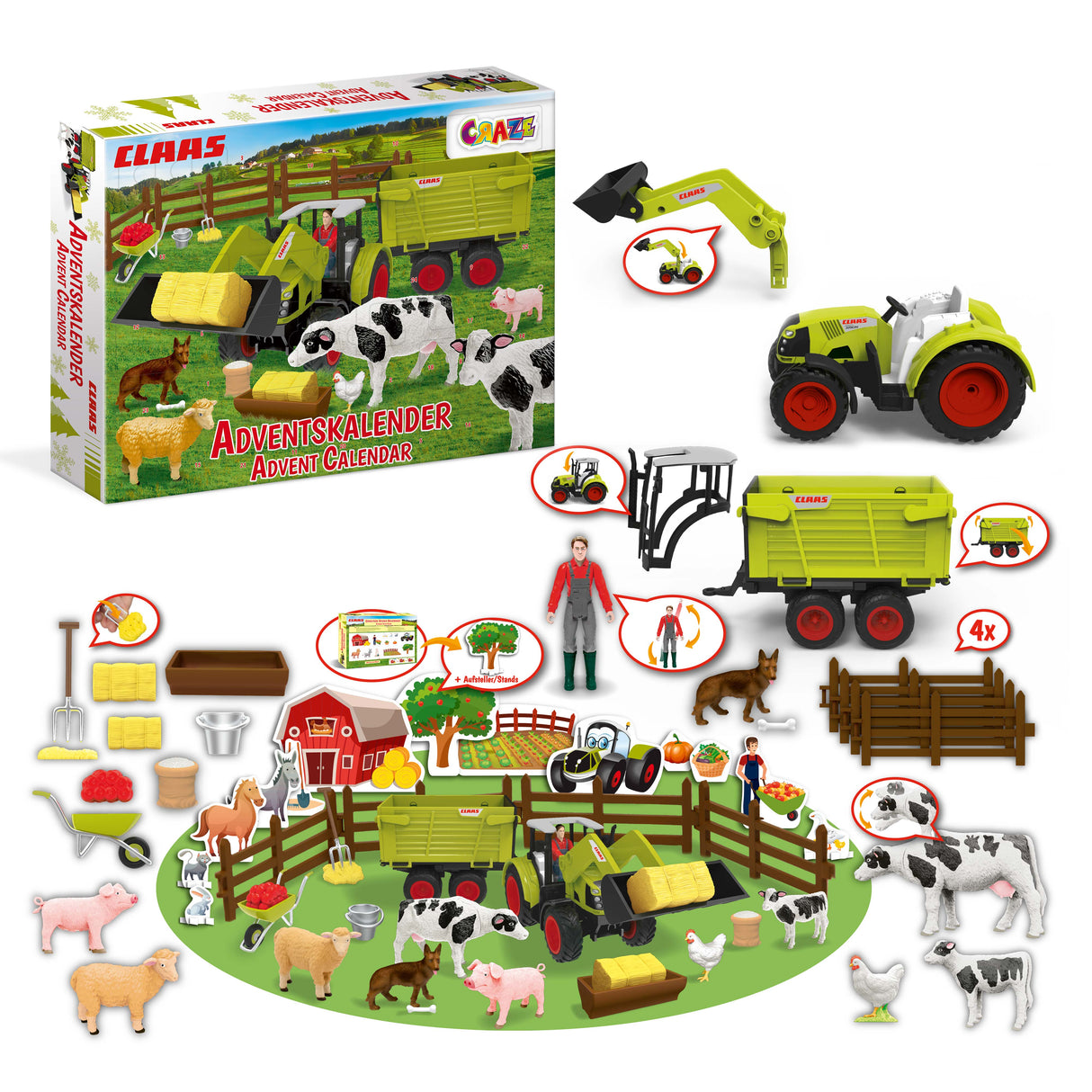 CRAZE Adventskalender Claas