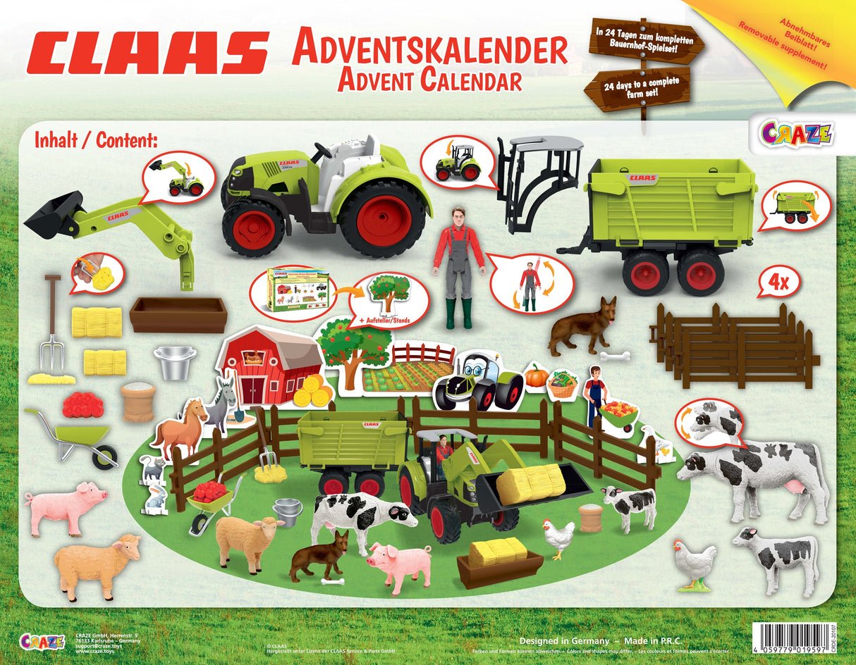 CRAZE Adventskalender Claas