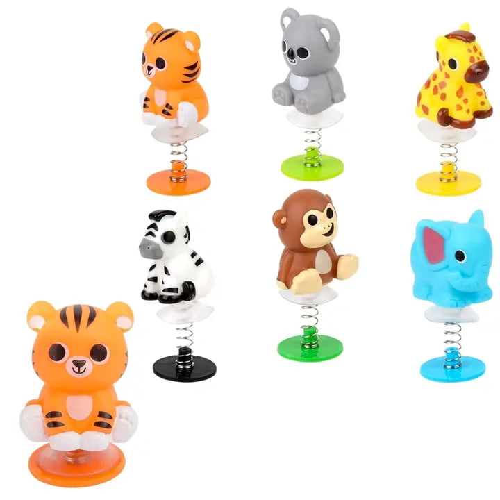 Pop Up Hüpfspielzeug Zootiere assortiert