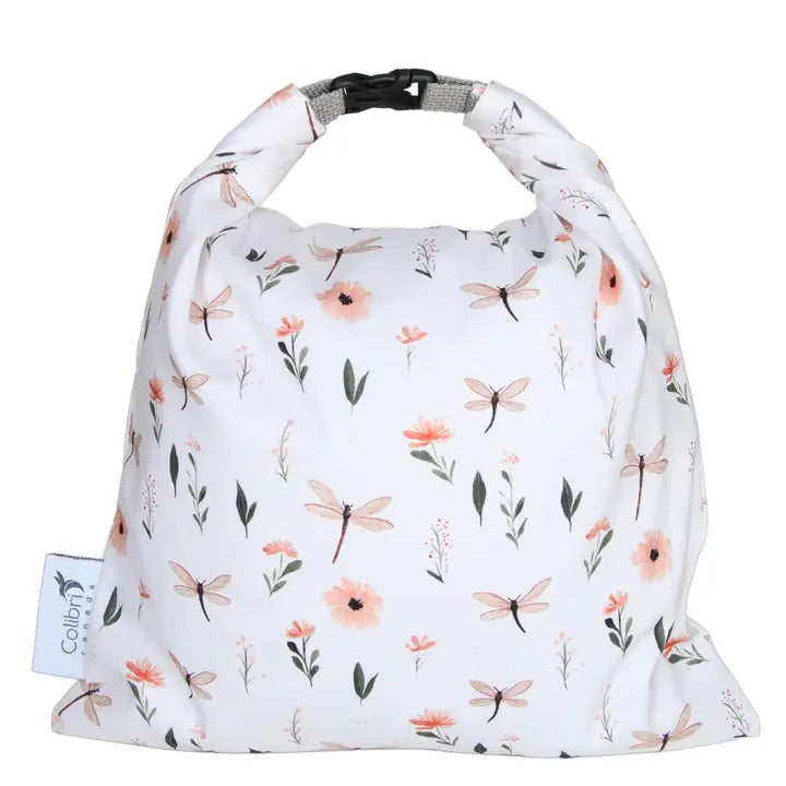 Lunchbag und Brotbeutel Colibri Libelle Weiss