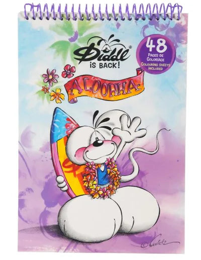 Diddl Malbuch A4 Lila