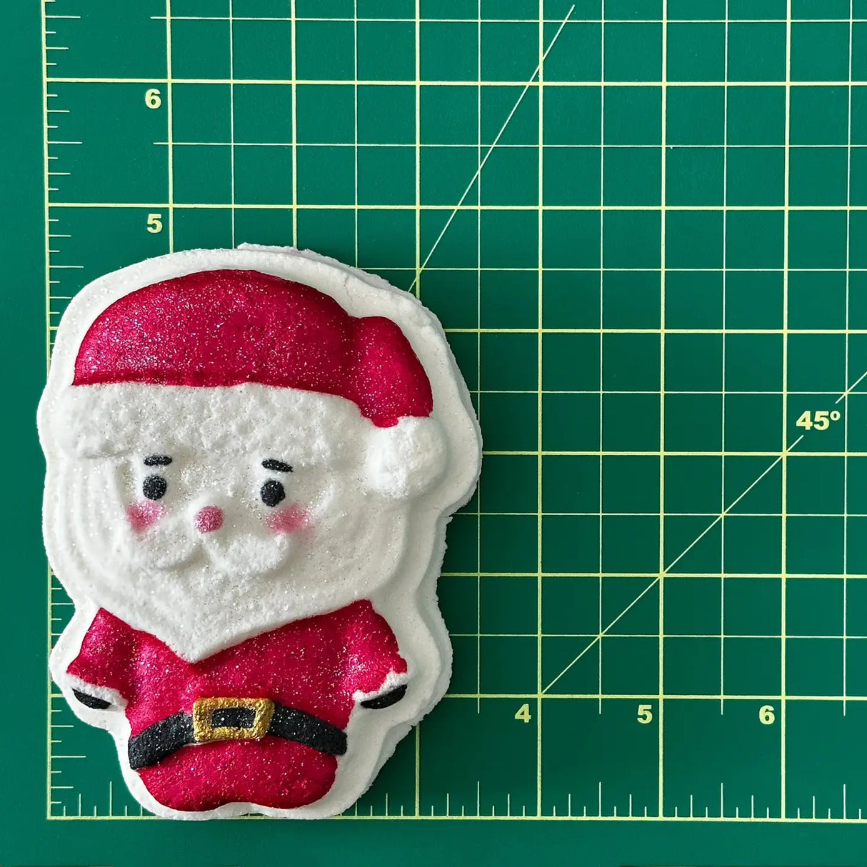 Badekugel handgemacht Weihnachten Weihnachtsmann