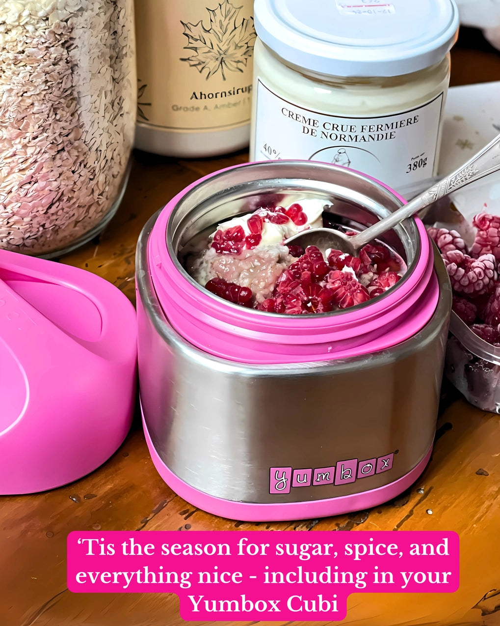 Thermobehälter Yumbox Cubi Rosa