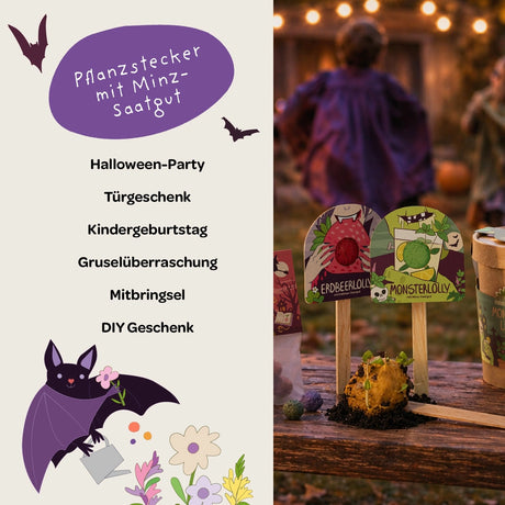 Blumenmurmel Halloween Blumenlolly