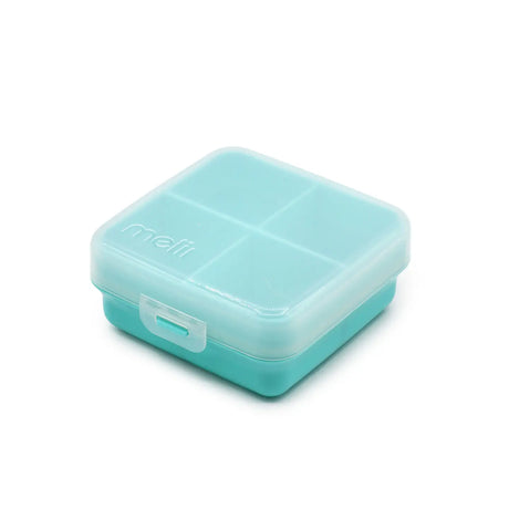 Znünibox Snackbox Melii mit 4 Fächern Small Blau