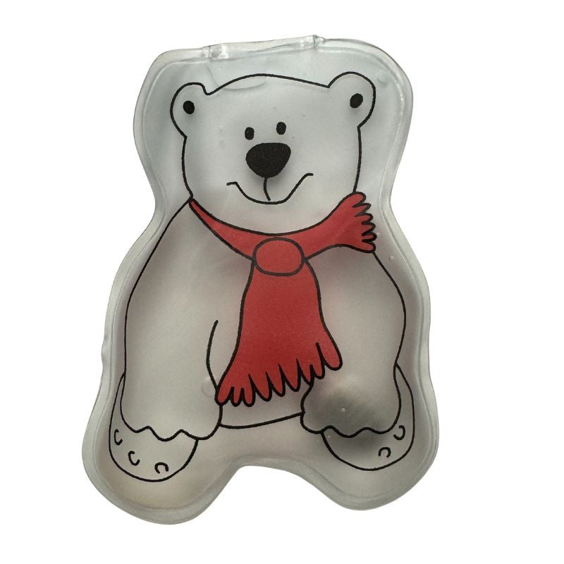 Handwärmer Eisbär mit Schal