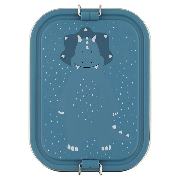 Edelstahl Znünibox mit Unterteilung Trixie Triceratops