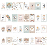 Meilensteinkarten Regenbogen