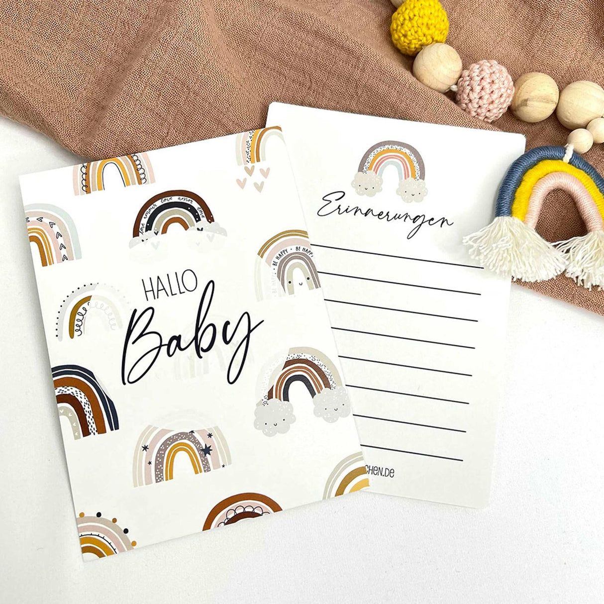 Meilensteinkarten Regenbogen