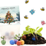 Blumenmurmel Weihnachtsbaum - Frohes Fest
