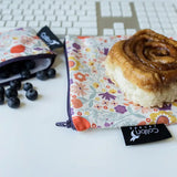 Lunchbag Colibri Blumen Violett
