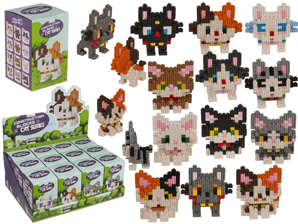 Bausteine Bausatz Katze assortiert