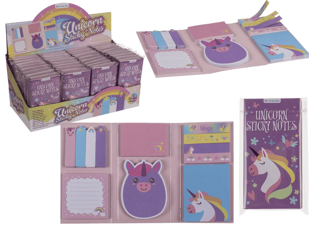 Haftnotizen Set Einhorn