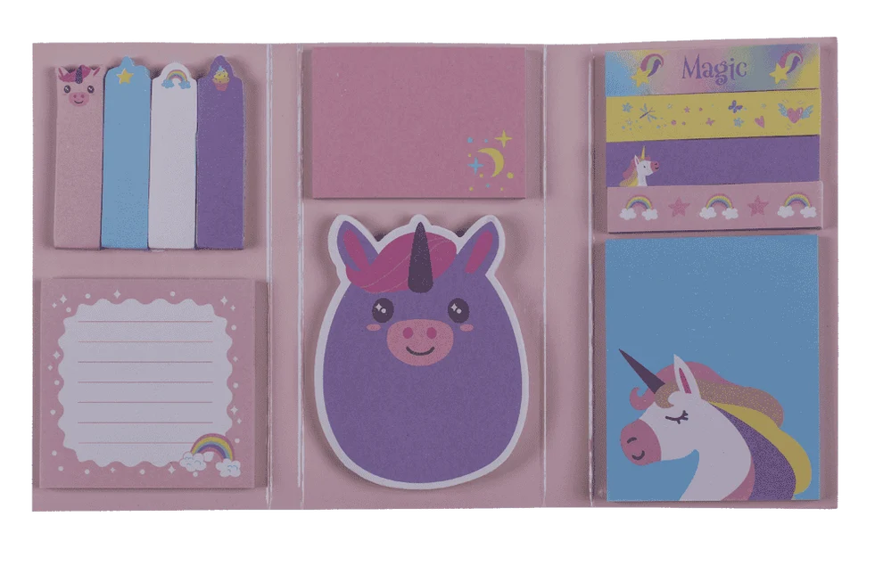 Haftnotizen Set Einhorn