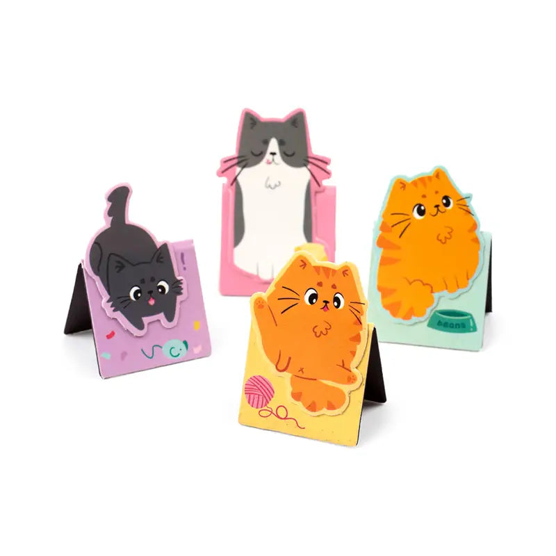 Lesezeichen Set mit Magnet Katzen