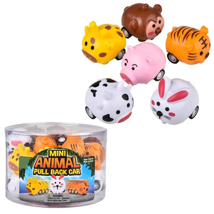 Rückzieh Auto Tier assortiert