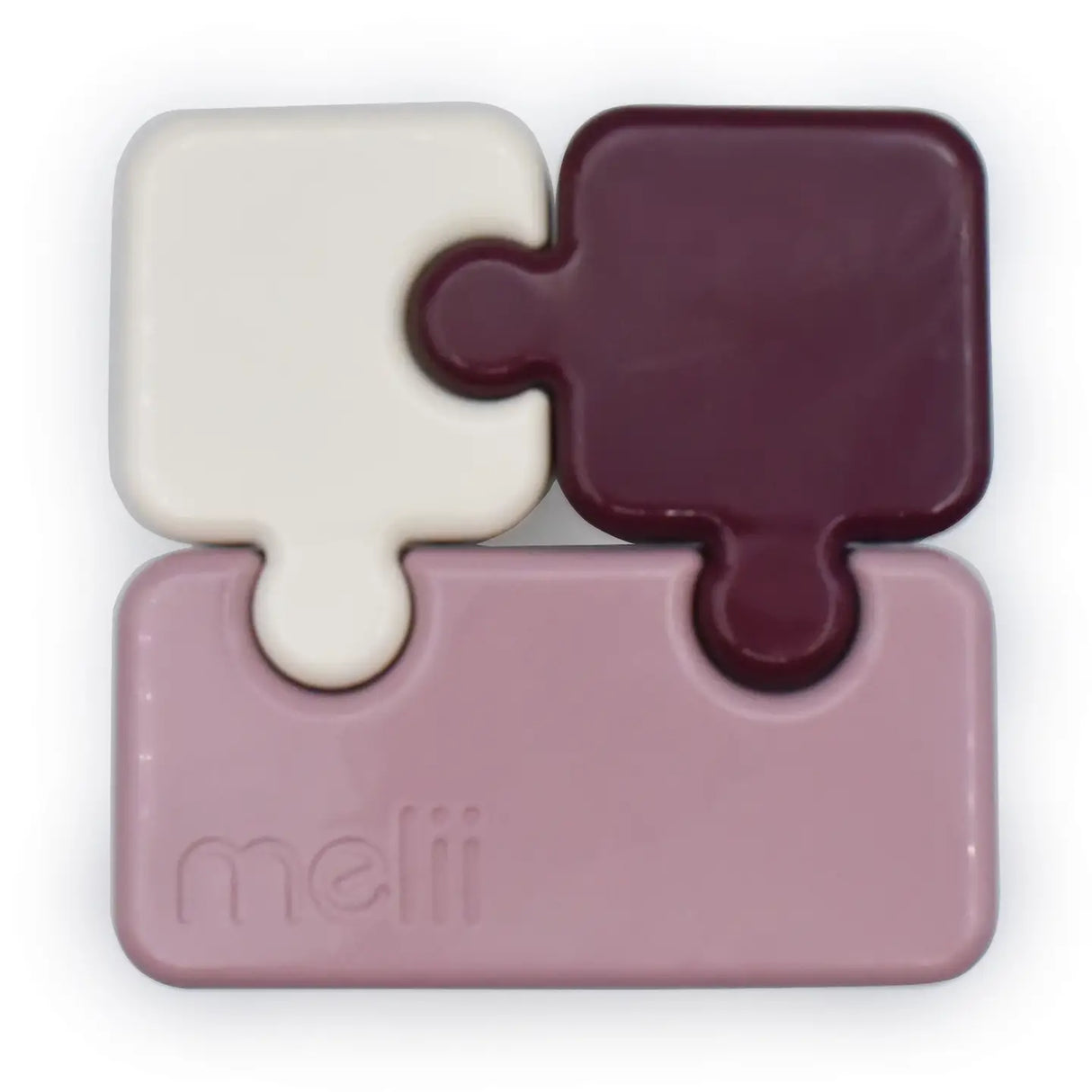 Znünibox Puzzle Snackbox Melii Dunkelrot