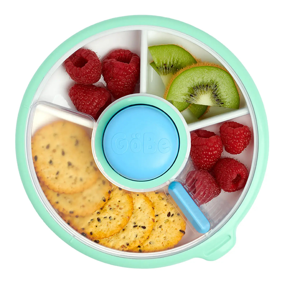 Znünibox GoBe Snack Spinner Blau Mint