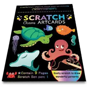 Kratzpapier Block Sealife